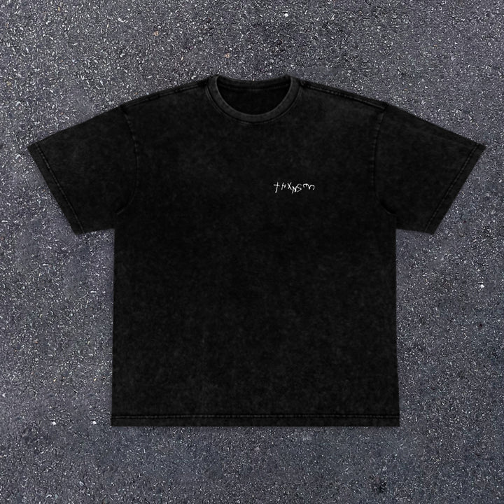 Vintage Washed Cotton Graphic Tee