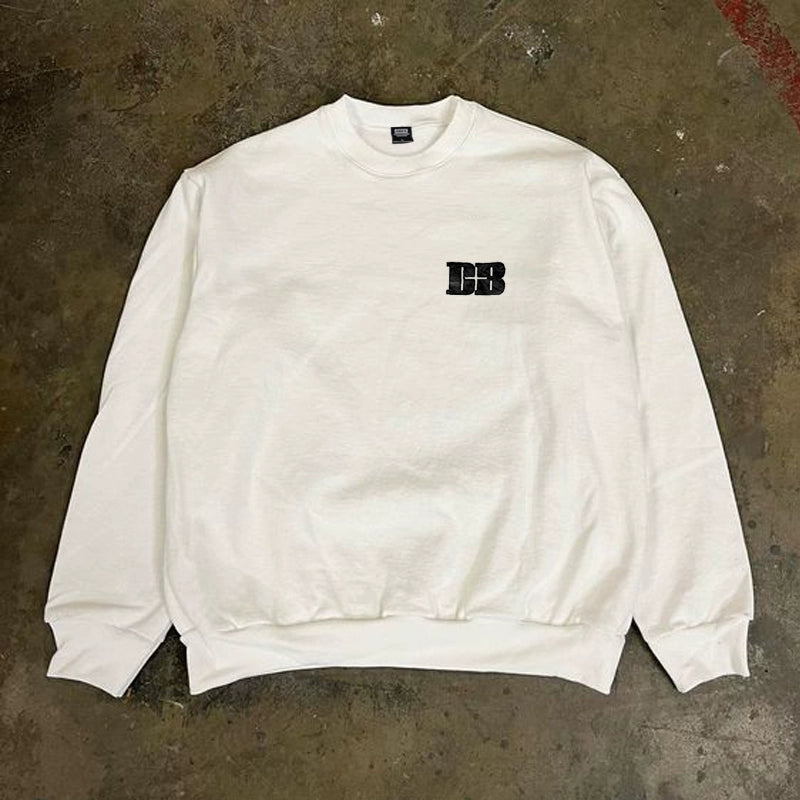 Digital 7 Graphic Print Crewneck Sweatshirt