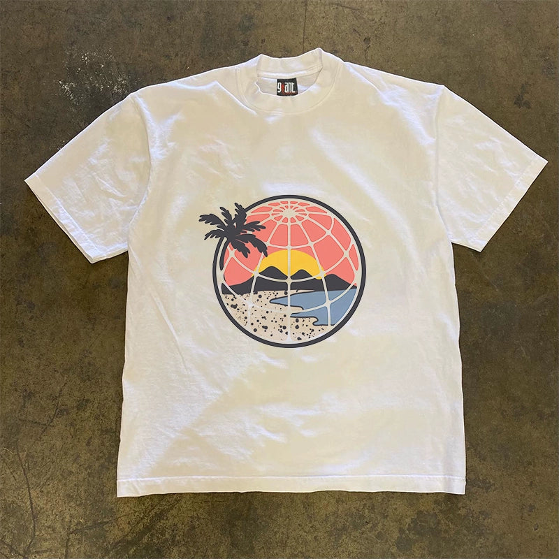 Beach Earth Resort Hong Kong Style Graphic Tee