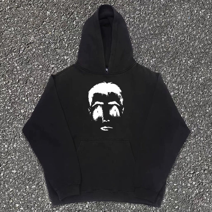 Panda Eye Vintage Street Design Hoodie