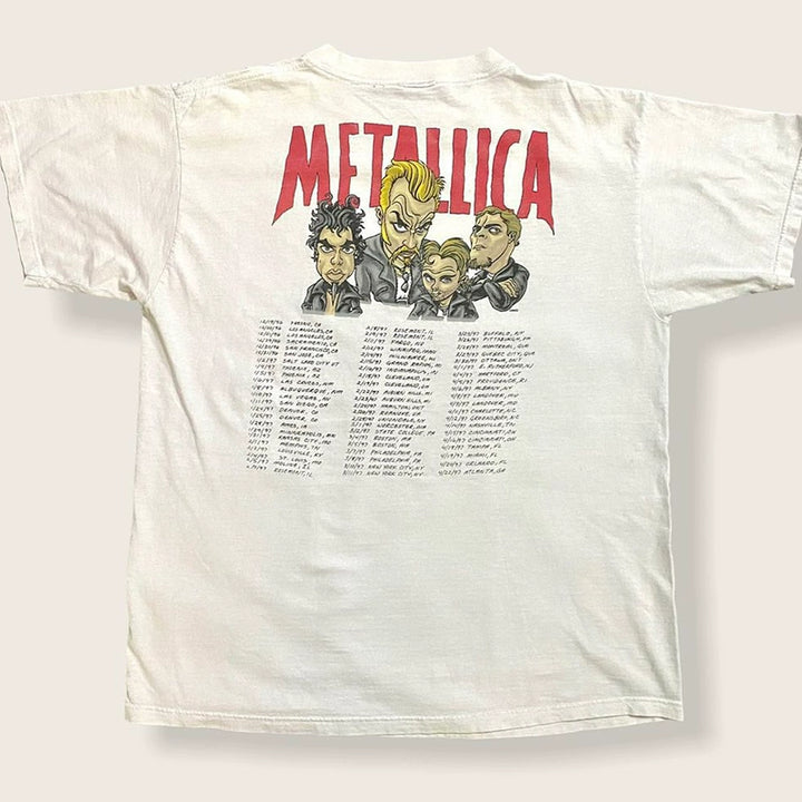 Vintage Metallica Retro Rock Graphic Tee