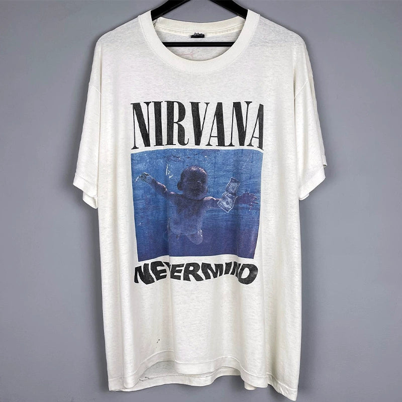 Nirvana High Street Vibe Angel Rock Cotton T-Shirt