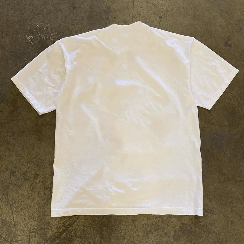 Minimalist Casual Cotton Half-Sleeve Tee