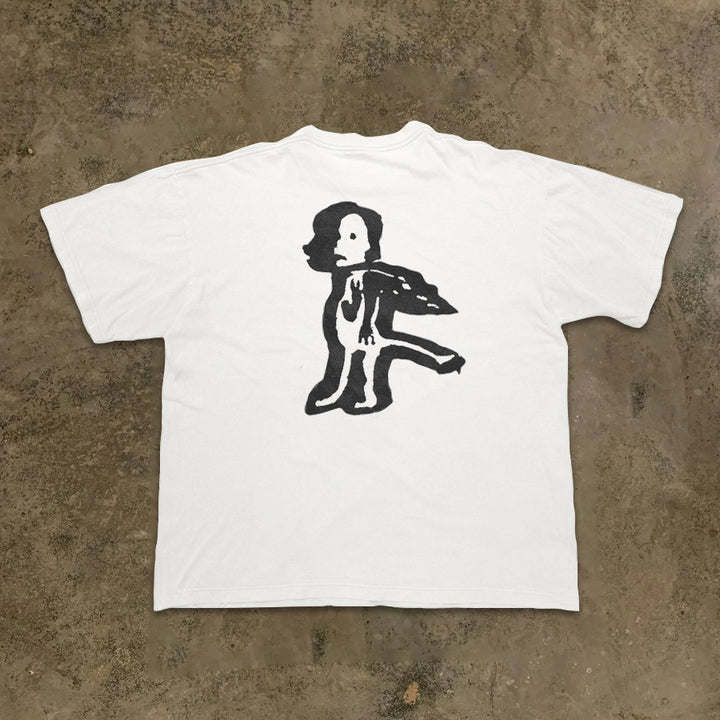 Vintage-Inspired Cotton Graphic Tee