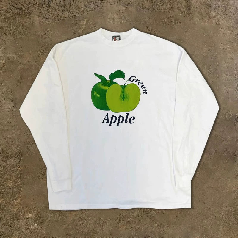 Opaque Green Apple Long Sleeved T-Shirt