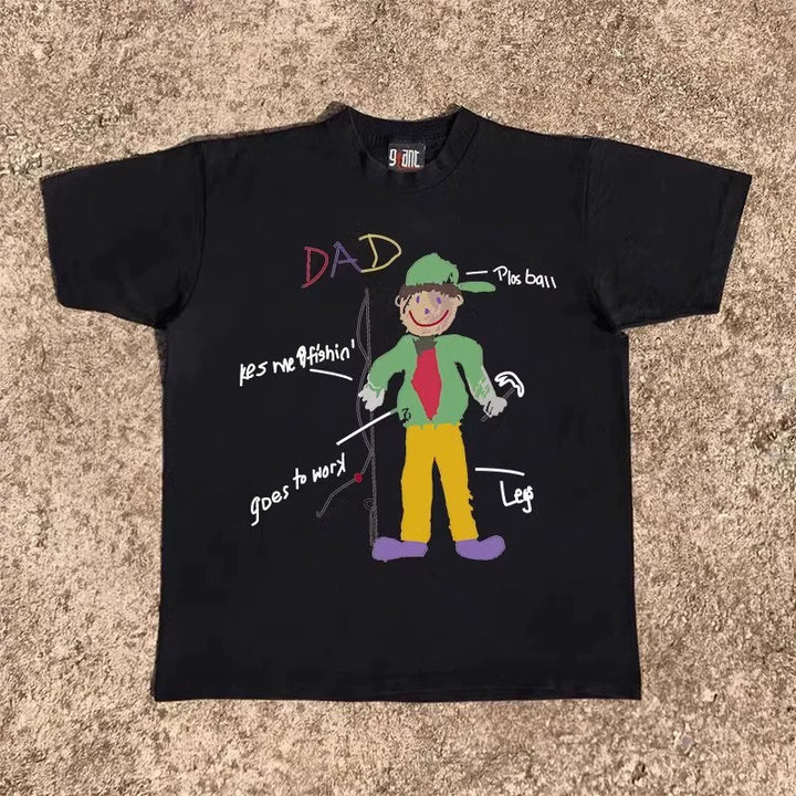 Best Dad Drawing Shirt
