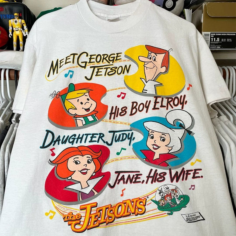 Vintage Jetsons Graphic Short-Sleeved T-Shirt