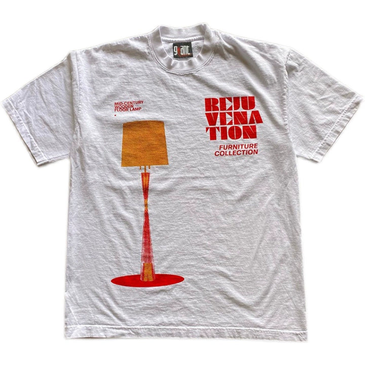 Urban Niche Design T-Shirt with Impenetrable Floor Lamp Graphic