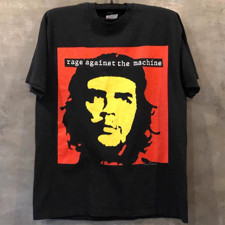 Che Guevara Graphic Print Short-Sleeved T-Shirt