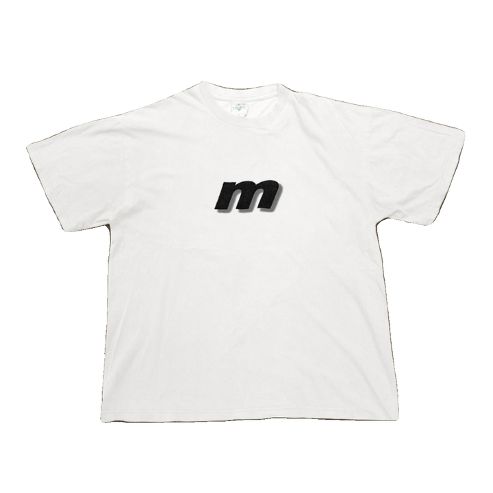 M Letter Print Digital Tee