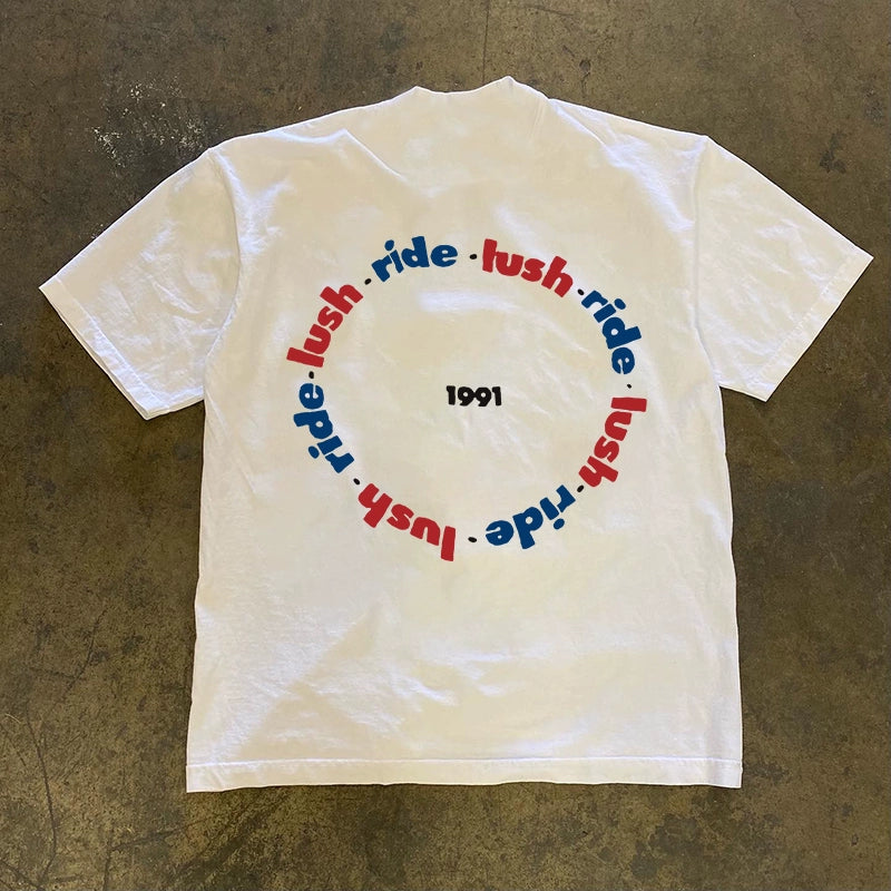 Heavyweight Opaque Circle 1991 Graphic T-Shirt