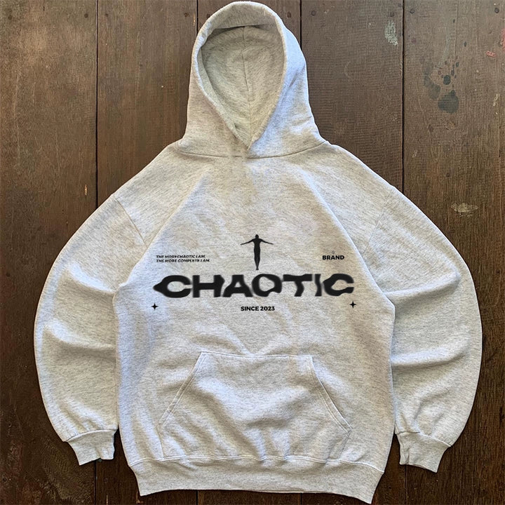 Vintage Hip Hop Lettered Hoodie Design