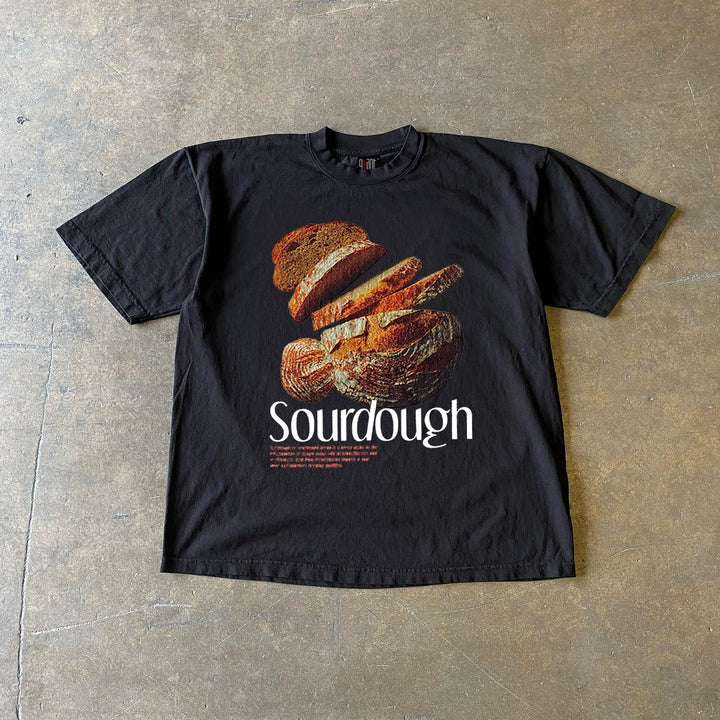 Sourdough Bread Design Print Shirt