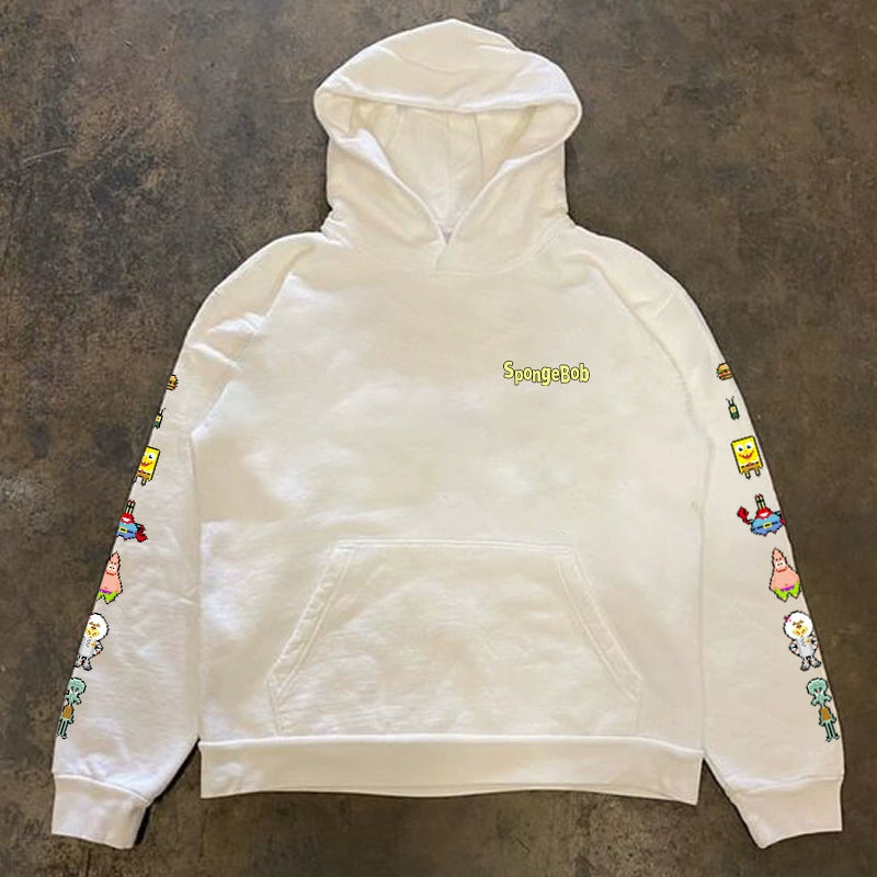 Pixel Art SpongeBob Hoodie