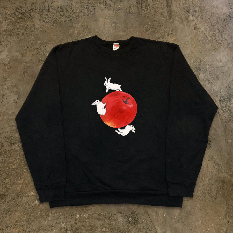 Quirky Artistic Illustration Sweatshirt with Vintage Vibes
