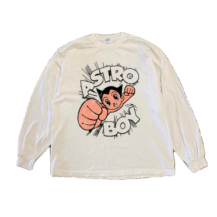 Astro Boy Graphic Print Long Sleeve T-Shirt