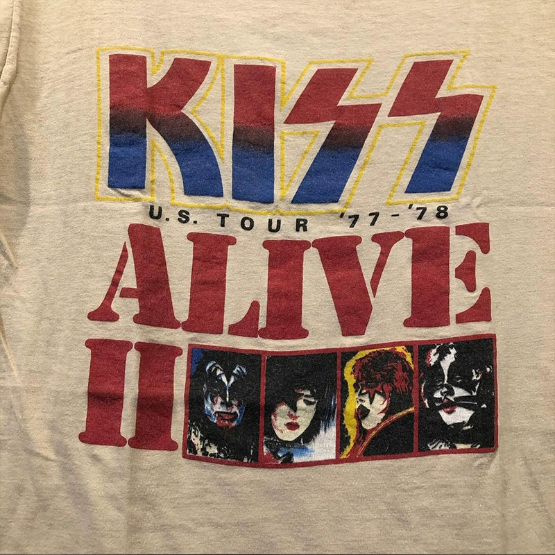 Retro KISS Heavy Metal Street Art T-Shirt