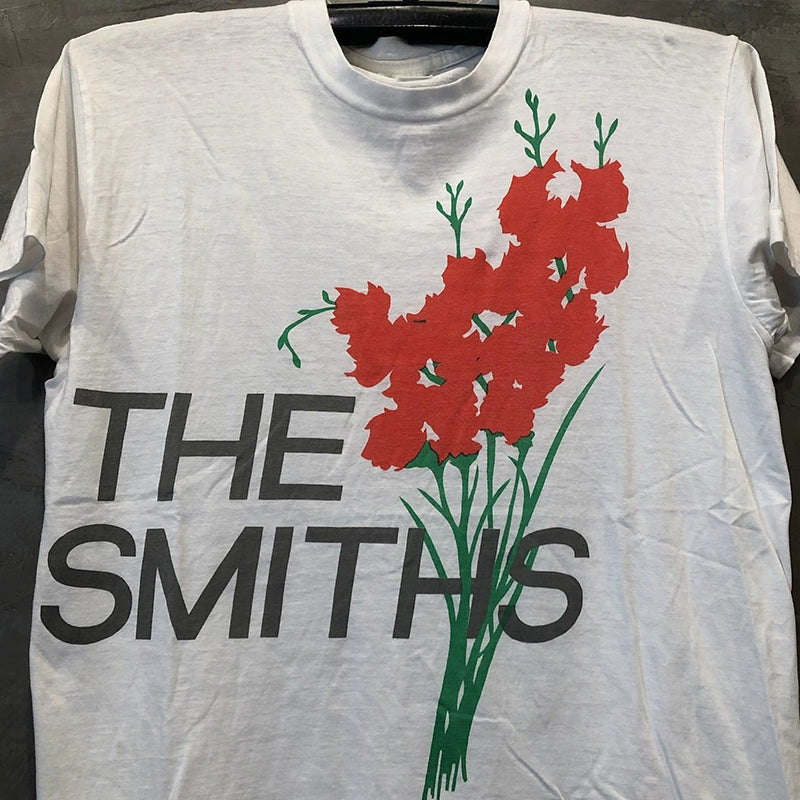 Vintage Smiths Band Texture Tee with Small Neckline