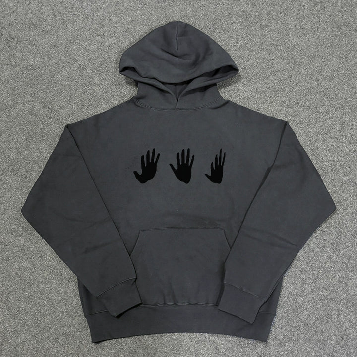 Minimalist Palm Print Hoodie