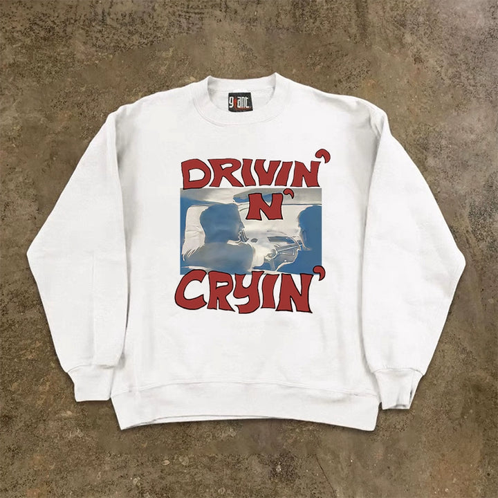 Urban Vintage Hip Hop Crewneck Sweatshirt