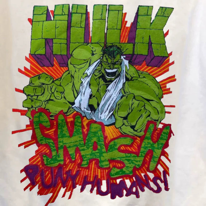 Retro Anime Hulk Long Sleeve Sweatshirt