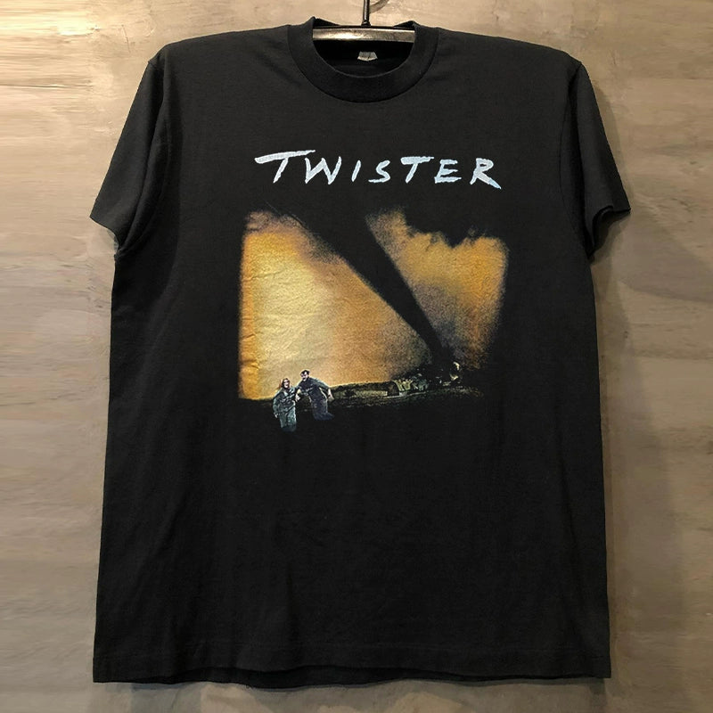 Tornado Twister Graphic Cotton T-Shirt