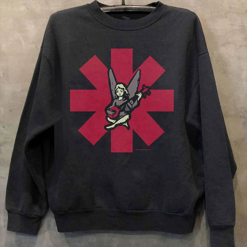 Retro Red Hot Chilli Peppers Crew Neck Sweater