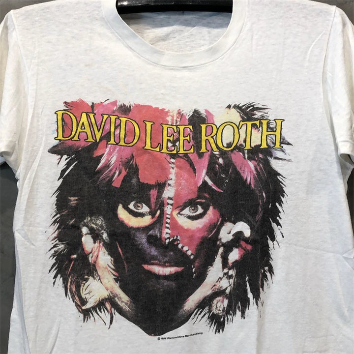 Dynamic David Lee Roth Band Portrait T-Shirt