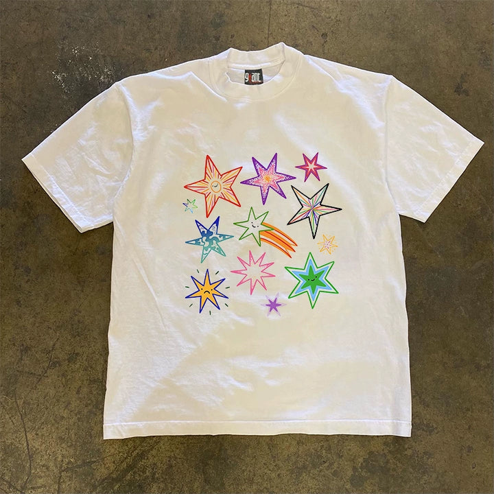 Cosmic Starry Nights Short-Sleeve T-Shirt