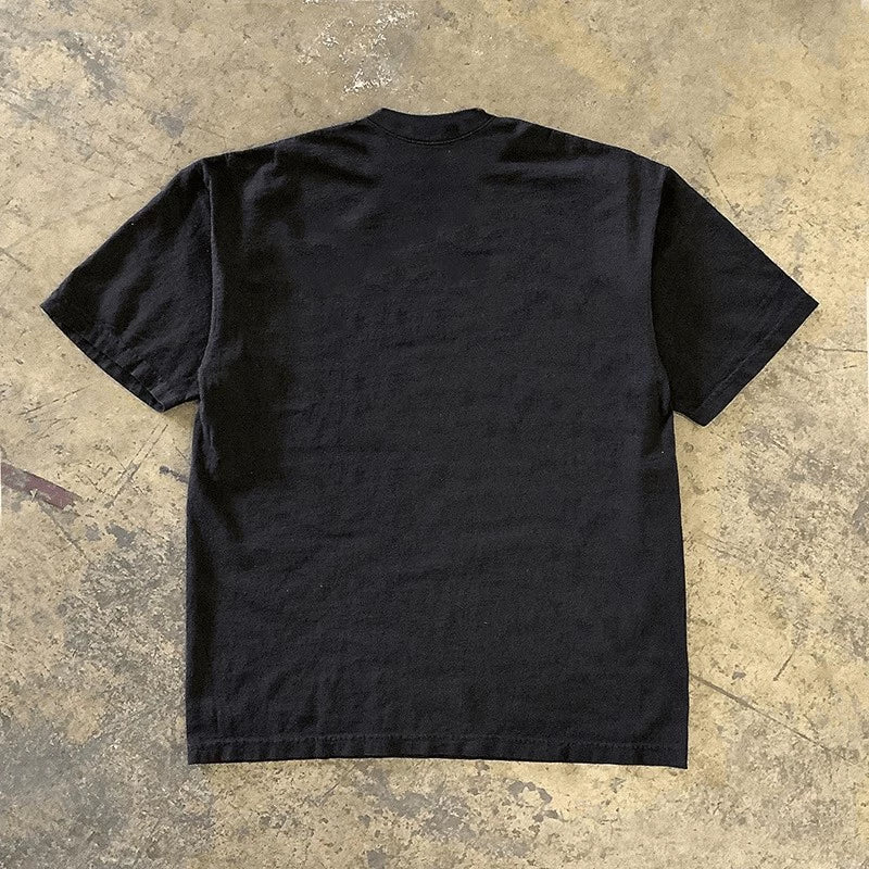 Retro American Heavyweight Short-Sleeved Waterproof Tee