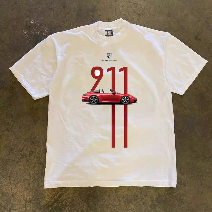 Retro American Muscle Car Graphic T-Shirt