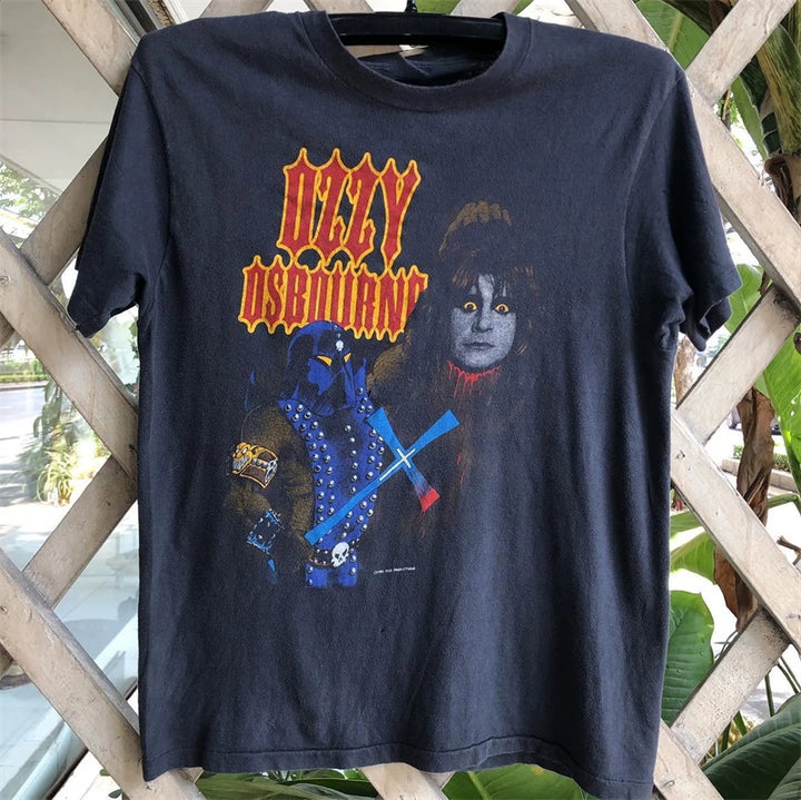 Vintage Ozzy Osbourne Rock T-Shirt - Retro Oz Band Design