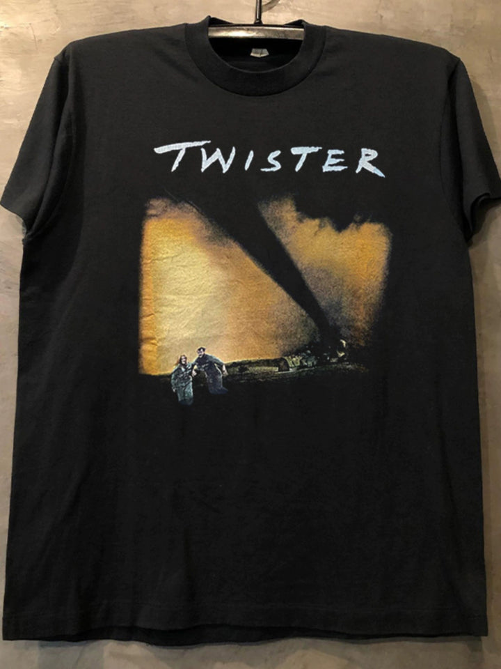 Tornado Twister Graphic Cotton T-Shirt