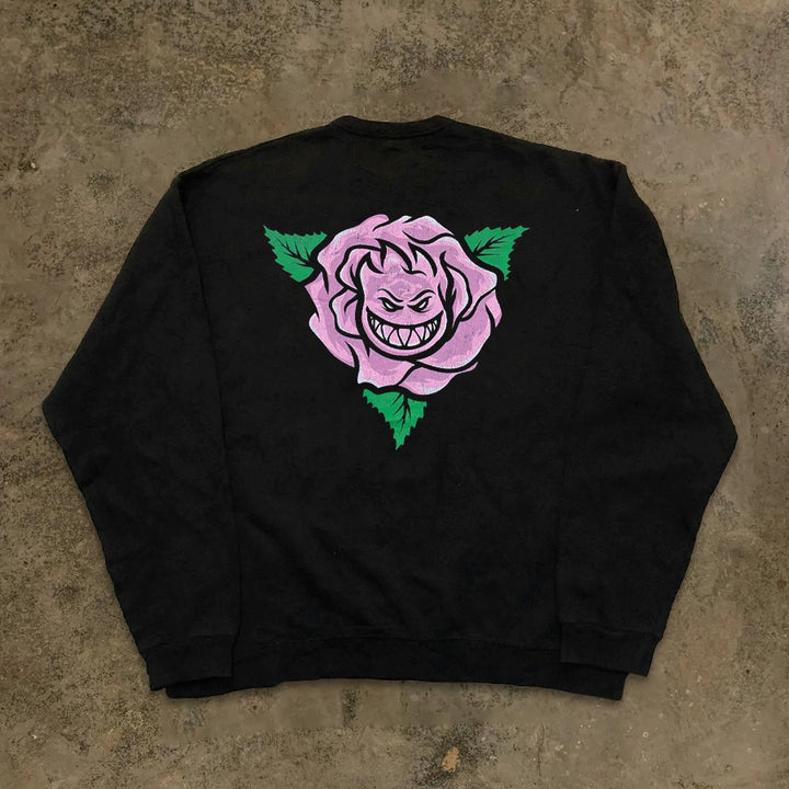 Floral Fusion Graphic Sweatshirt