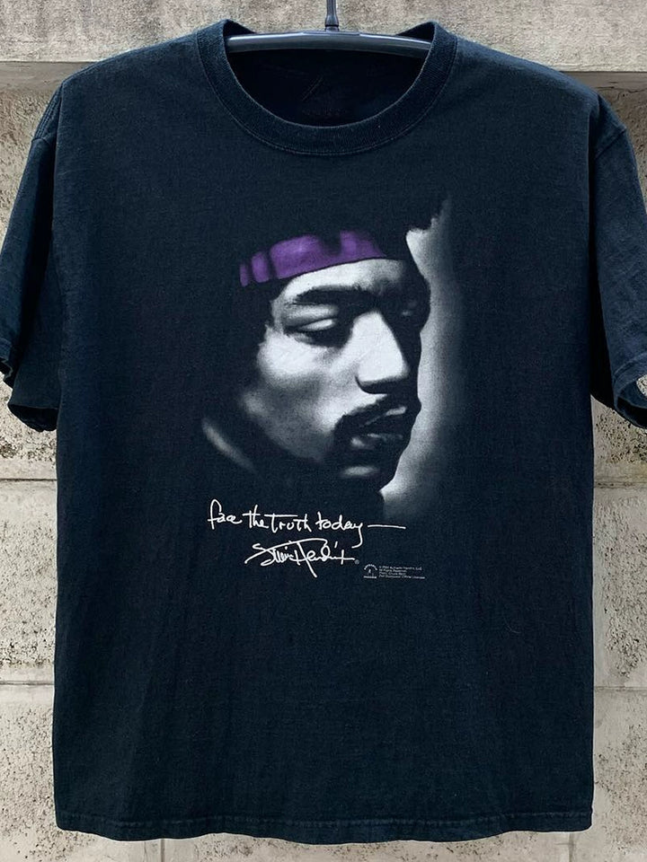 Hippy Vibes Jimi Hendrix Rock T-Shirt