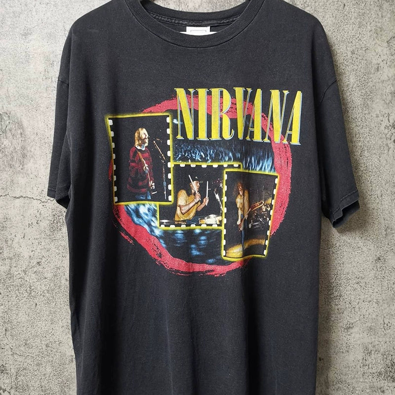 Nirvana Tribute High Street Graphic T-Shirt